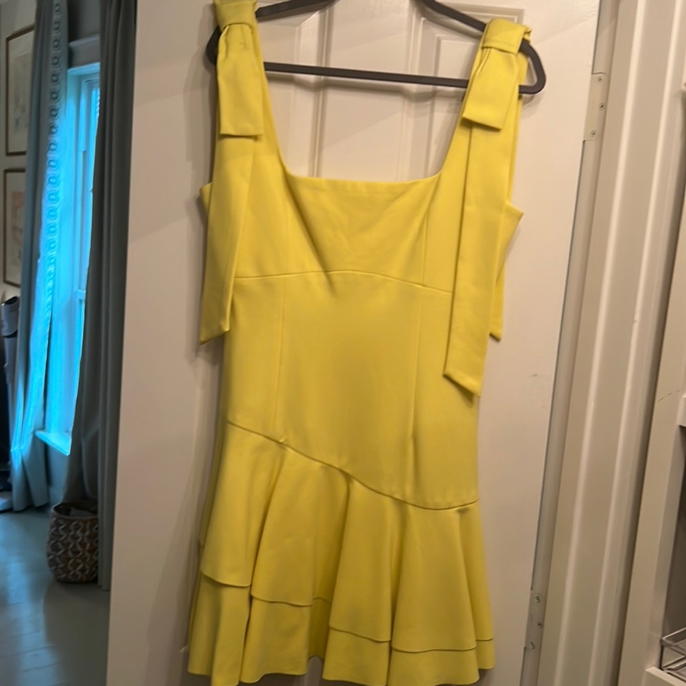 ELLIATT yellow bow dress